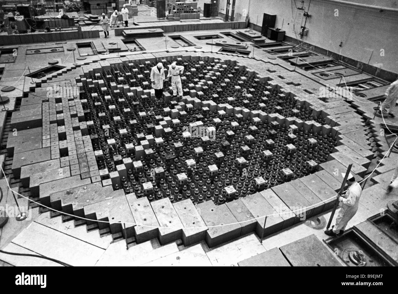 A reactor at the nuclear power plant Stock Photo