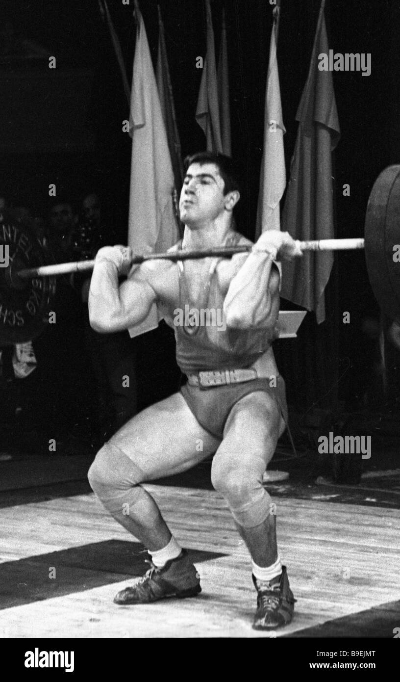 European weight lifting champion David Rigert Stock Photo Alamy