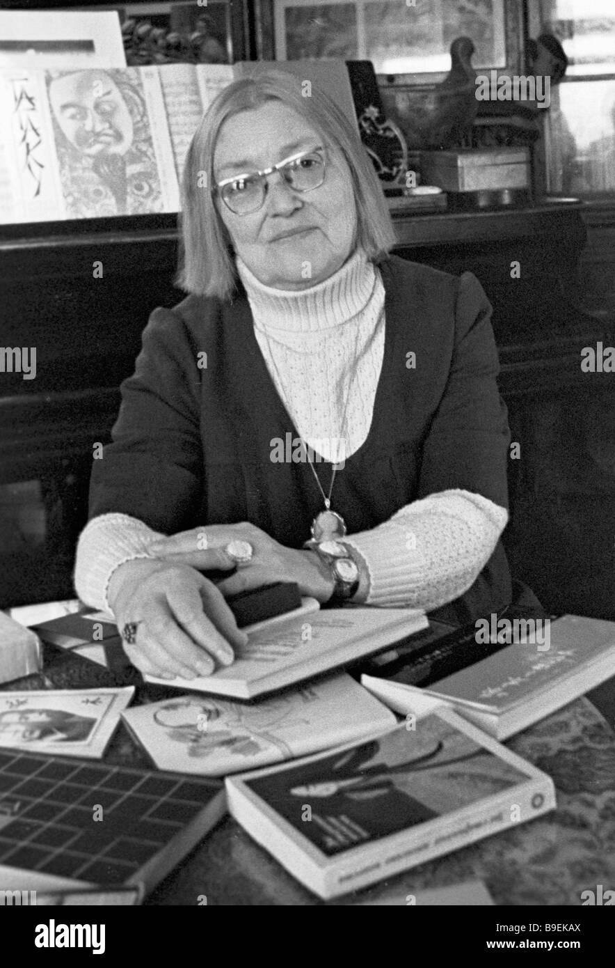 Vera Makarova a translator of Japanese literature Stock Photo - Alamy