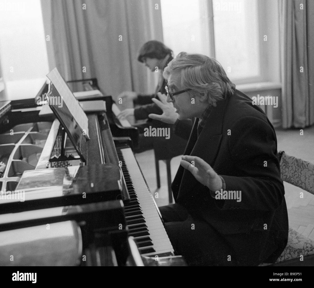 Lev Naumov Moscow Conservatory piano professor Stock Photo - Alamy