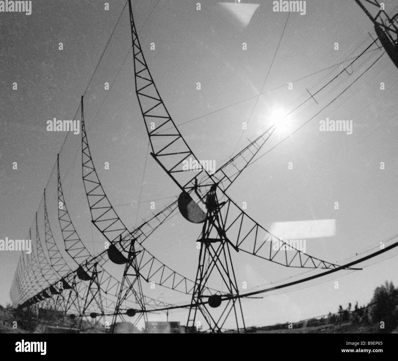 Radio telescopes at the Byurakan astrophysical observatory in Armenia