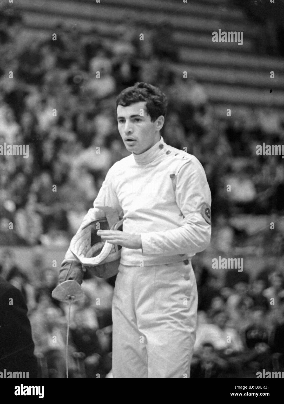 World saber fencing champion Eduard Vinokurov Stock Photo Alamy