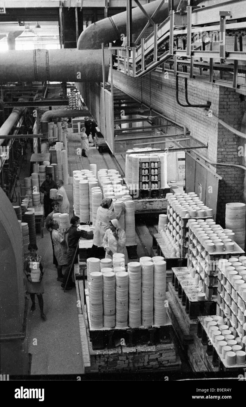 Articles produced by the Lomonosov porcelain factory Stock Photo Alamy