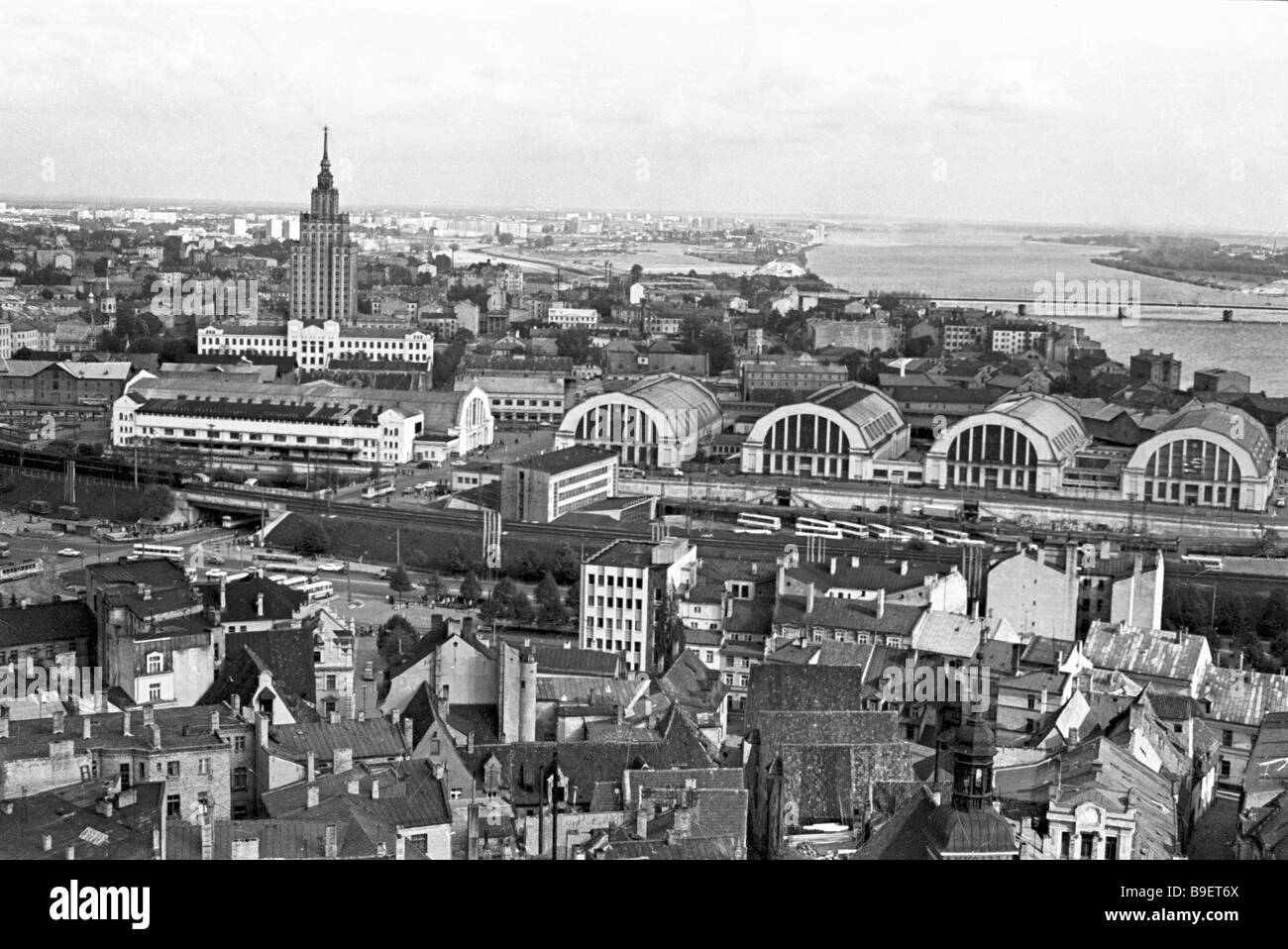 Central Market Pavilions In Riga Stock Photo Alamy