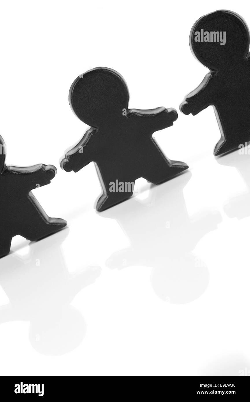 figurine black and white