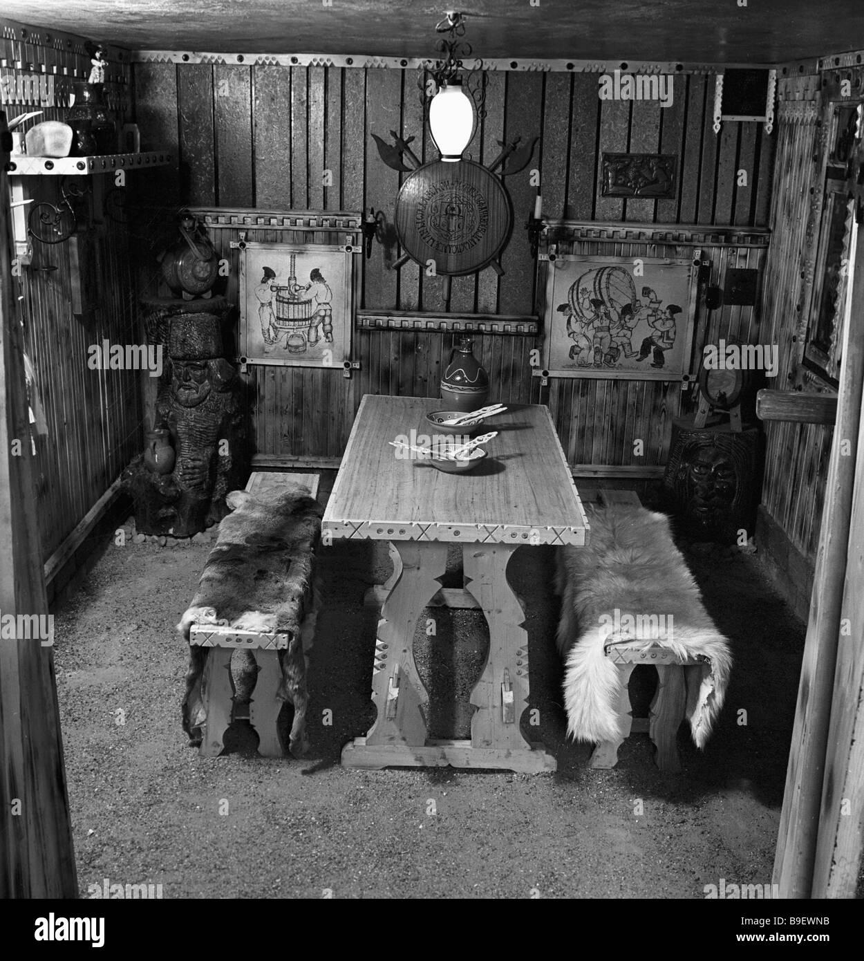 A wine cellar in a rural house in Moldavia Stock Photo Alamy