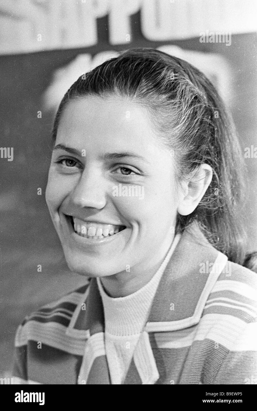 Soviet speed skater Lyudmila Titova Stock Photo - Alamy