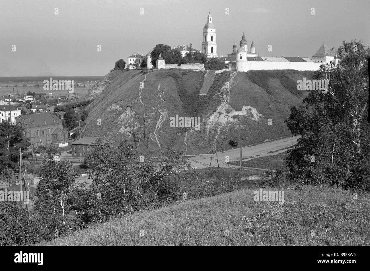 The Tobolsk fortress XVII XVIII century Stock Photo