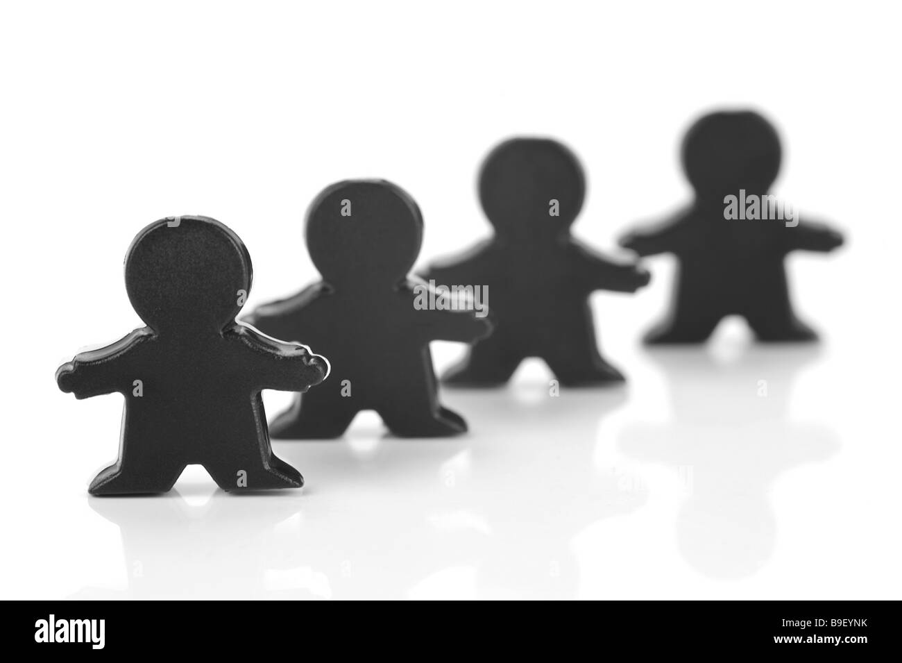 Miniature figurines isolated against a white background Stock Photo Alamy