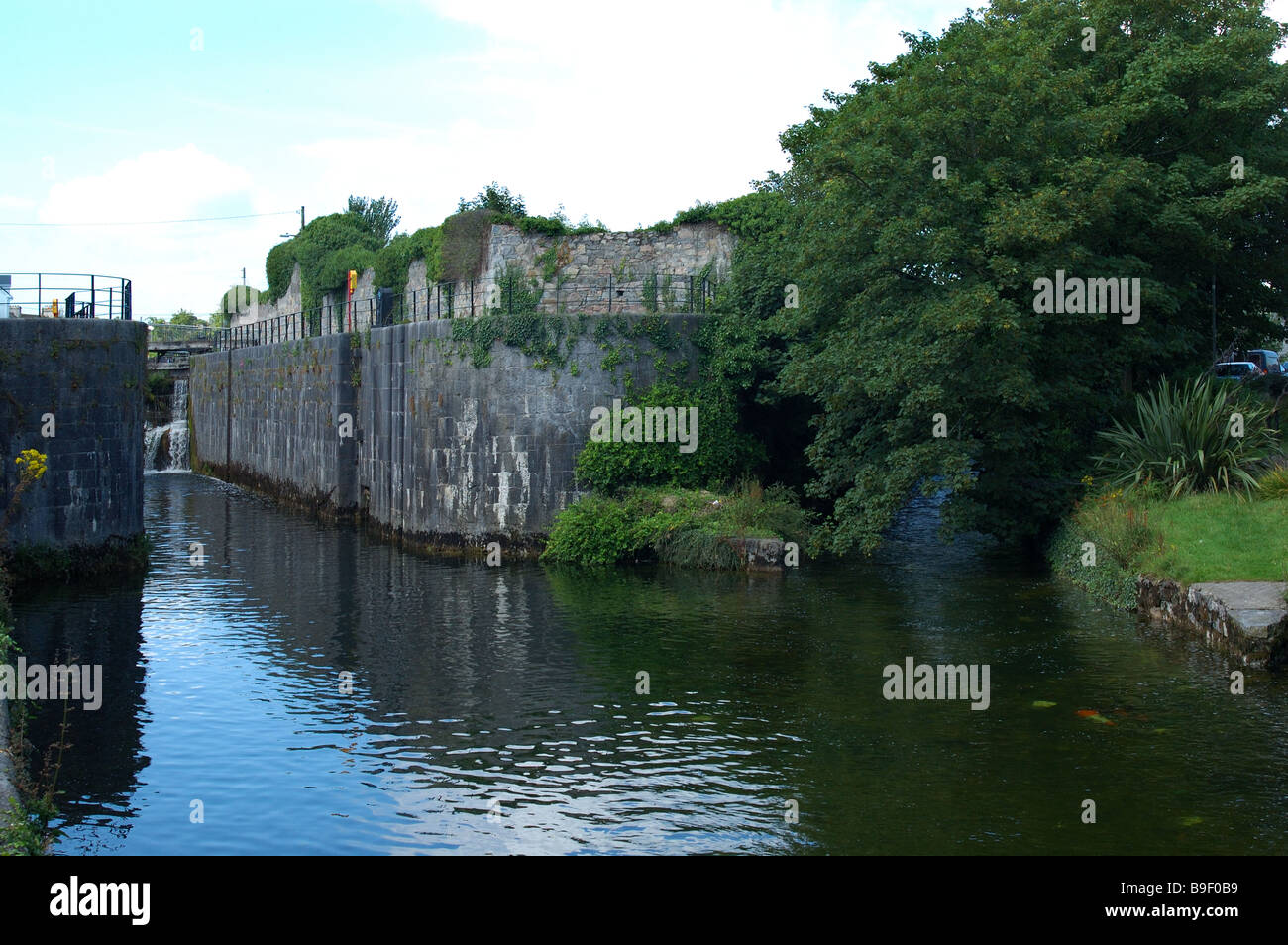 Lock Beside the River Corrib Galway Ireland Stock Photo - Alamy