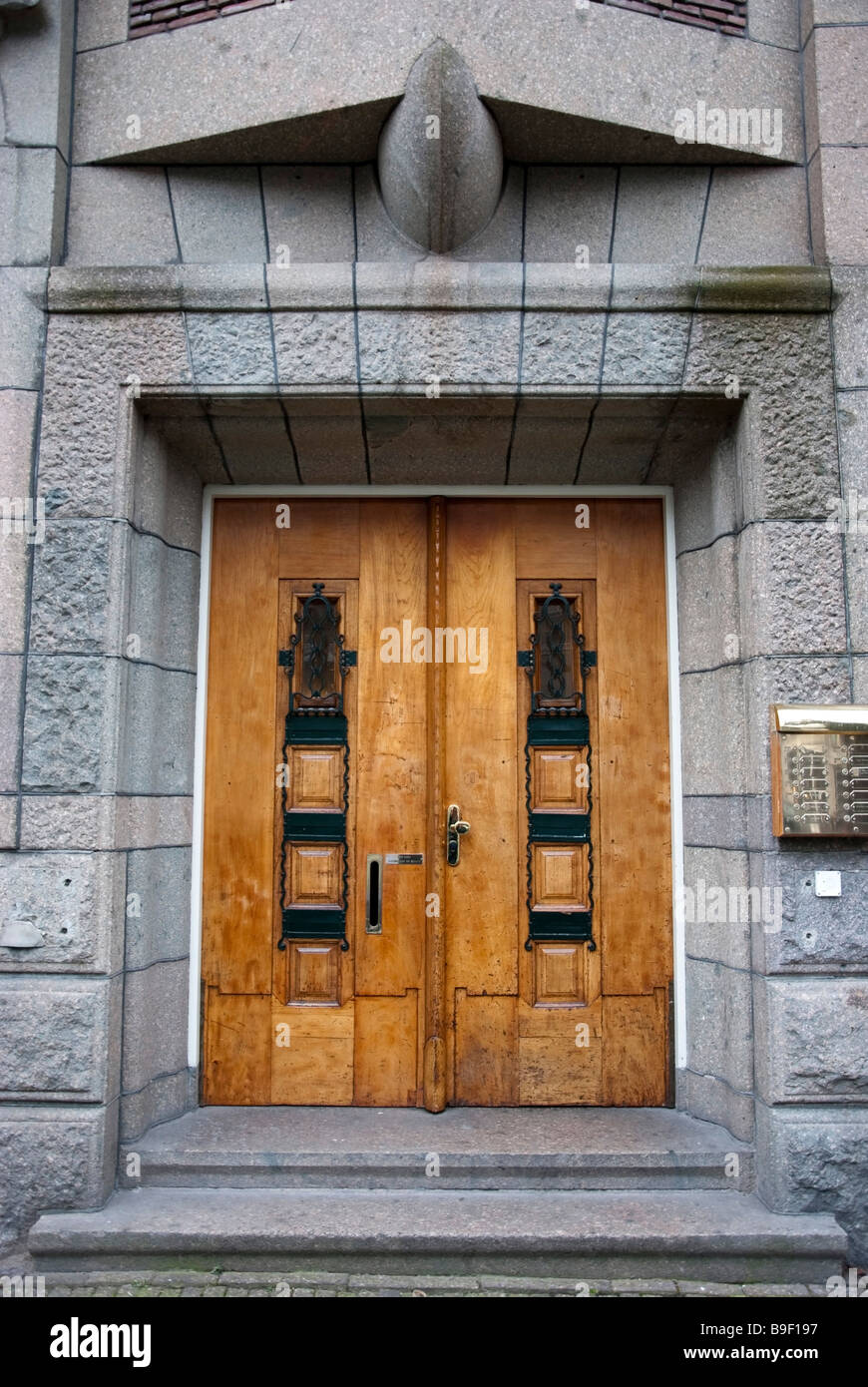 Characteristic Dutch Entrance Doorway Amsterdam Stock Photo