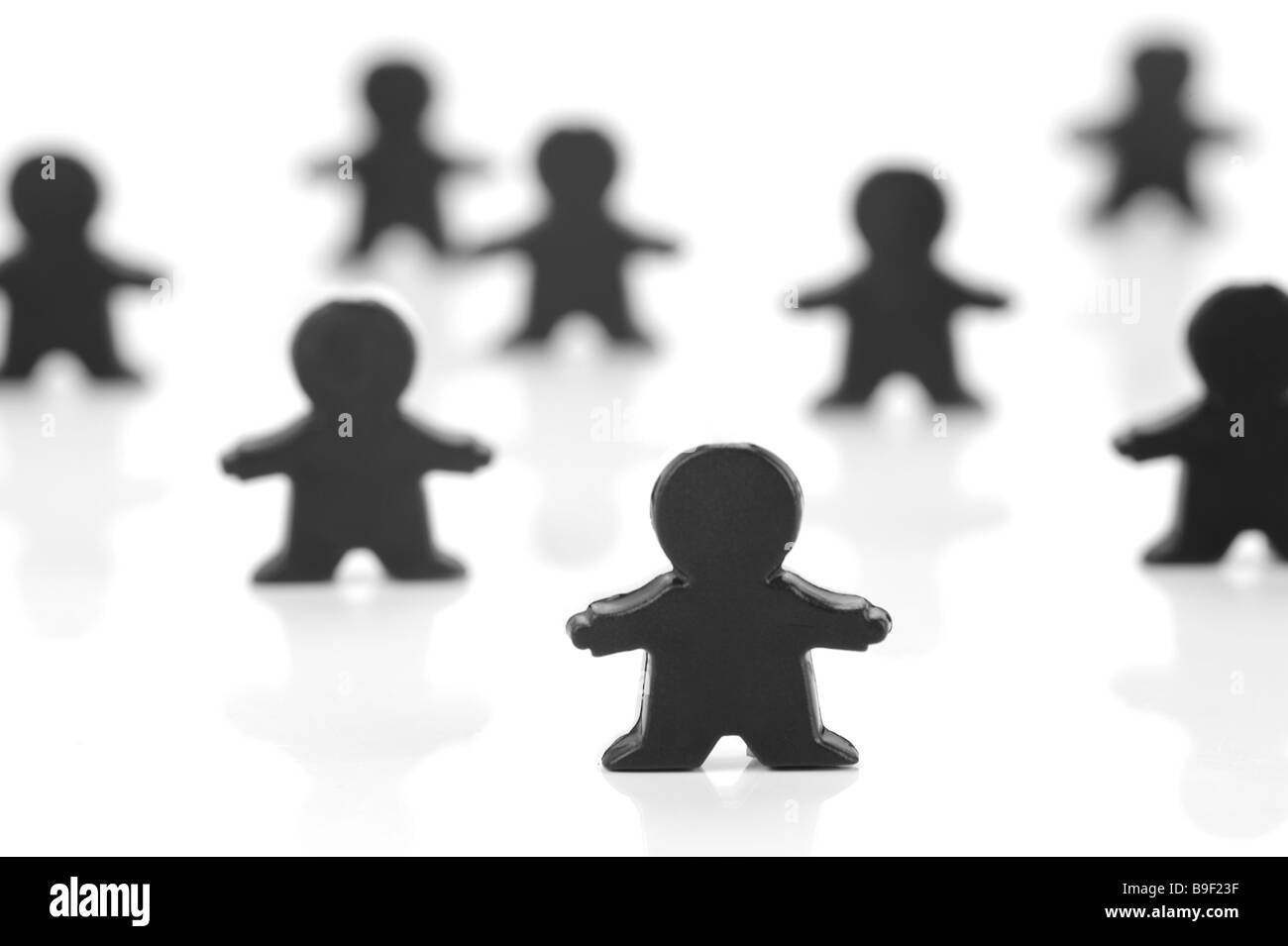 Miniature figurines isolated against a white background Stock Photo Alamy