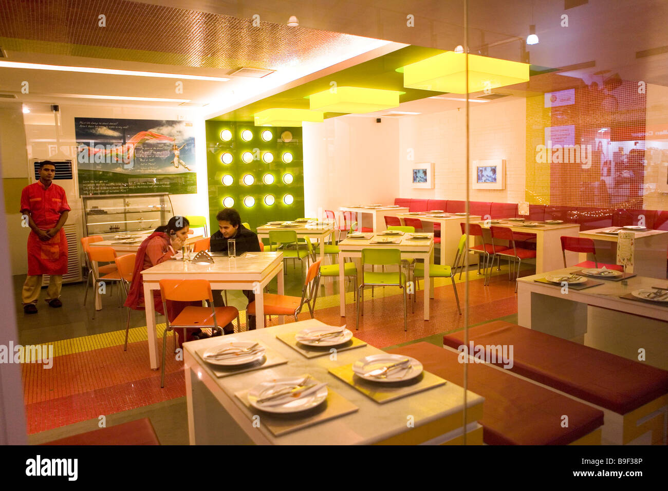 India Gurgaon Tech center 50km from Delhi Healthy food restaurant in a