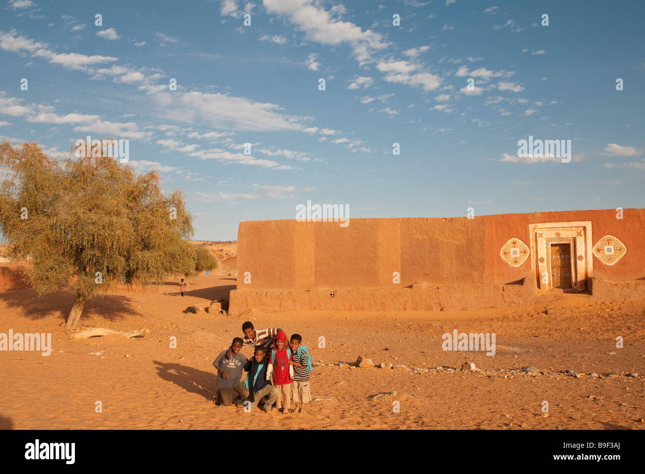 Western Africa Mauritania Far South East Oualata Desert town Stock Photo