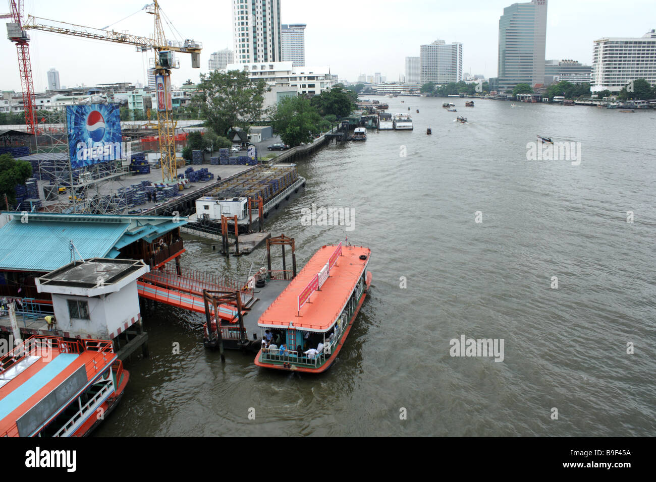 Chao Phraya river , Bangkok , Thailand Stock Photo - Alamy