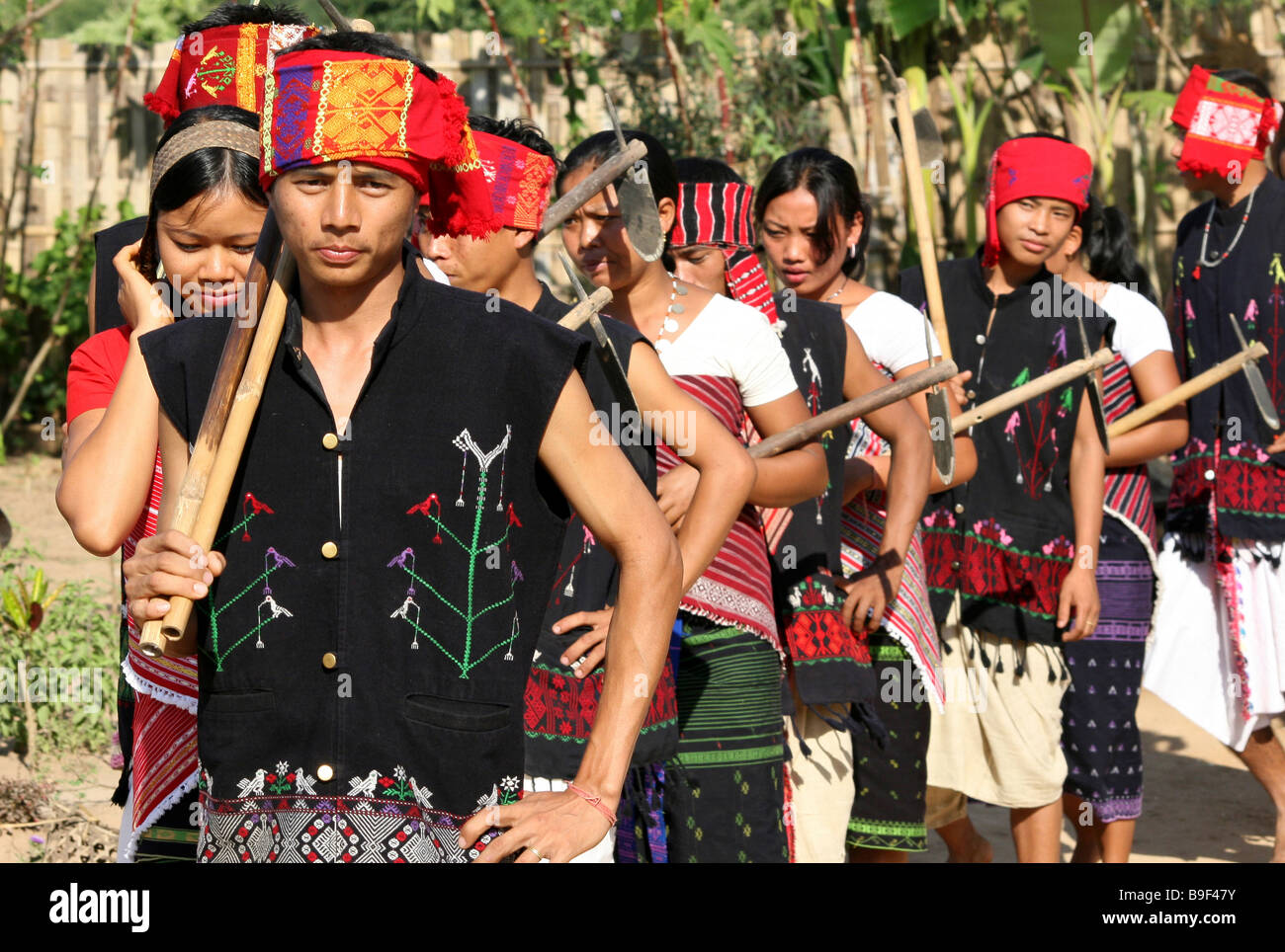 Karbi traditional dress shop photos