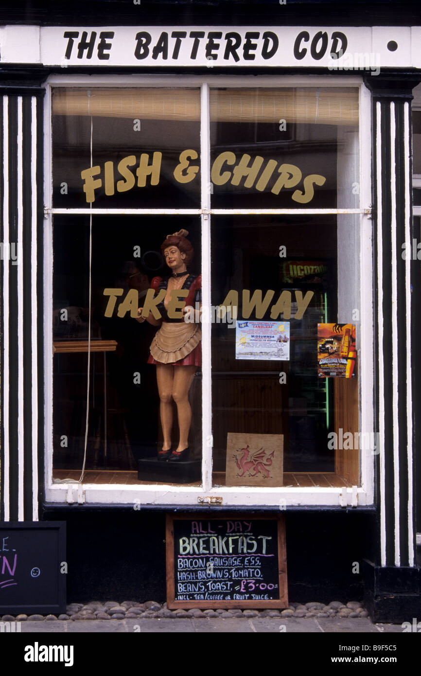 British fish n chip shop, UK Stock Photo