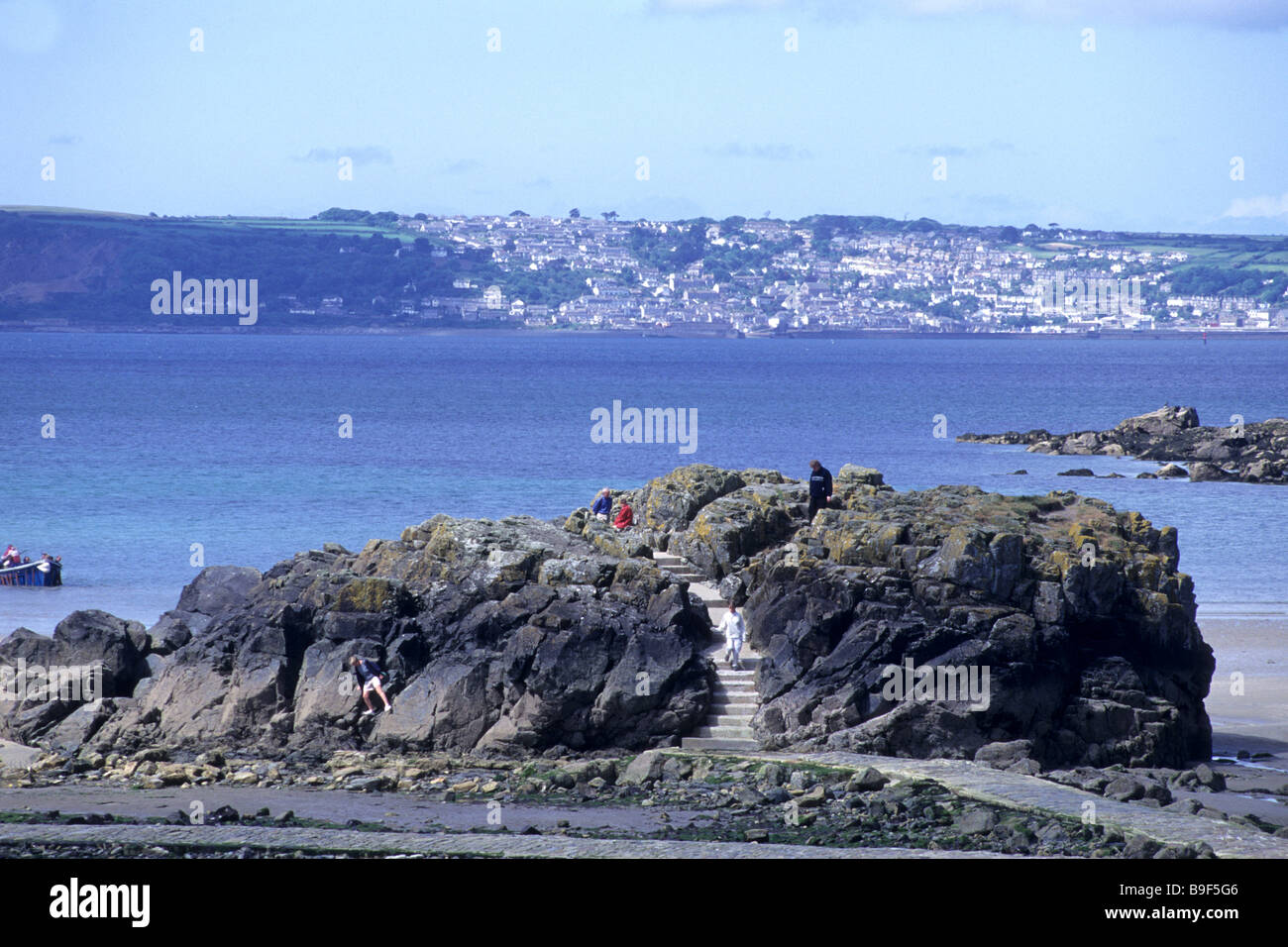 Land's End, Cornwall, UK Stock Photo Alamy