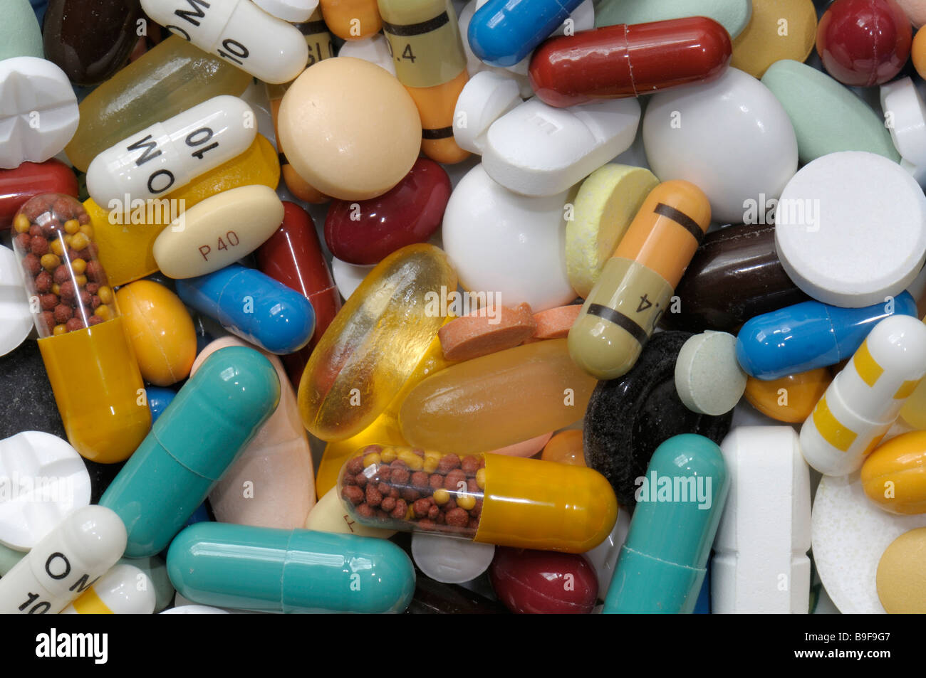 Colorful tablets Stock Photo