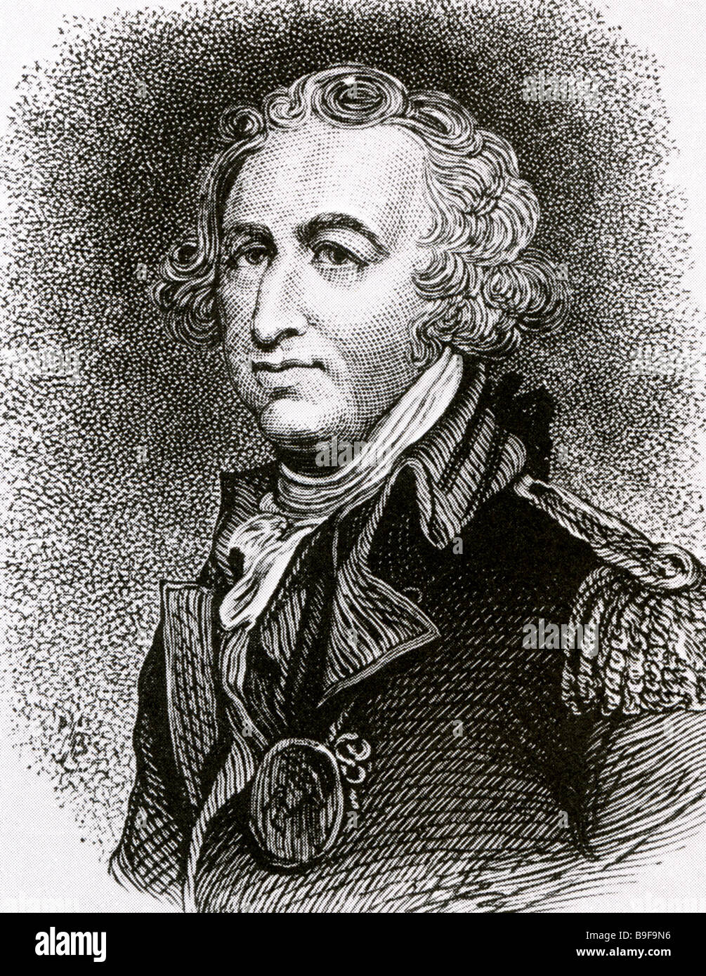 HORATIO GATES  American Revolutionary general 1727 to 1793 Stock Photo