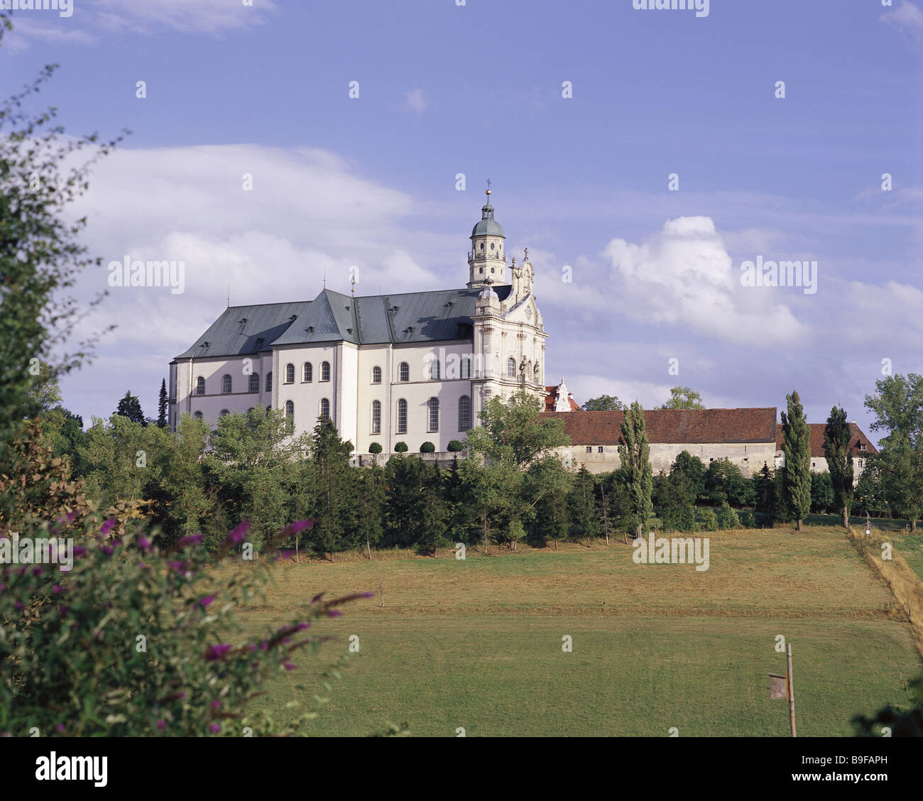 Germany Baden Württemberg Neresheim abbey-church Ostalb Swabian Alb