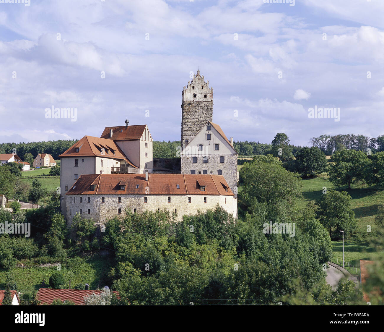 Dischingen Back quad building manner hi-res stock photography and images - Alamy