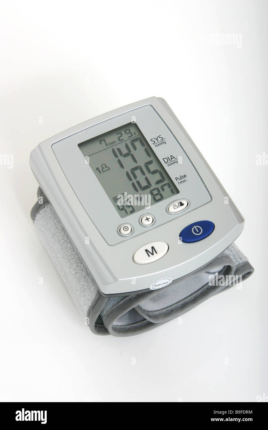 Close up digital blood pressure hi-res stock photography and images - Alamy