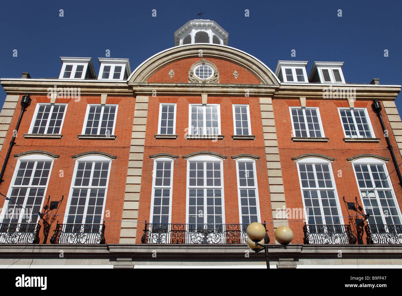 Building Fascia Fitzroy Street Cambridge city England Stock Photo