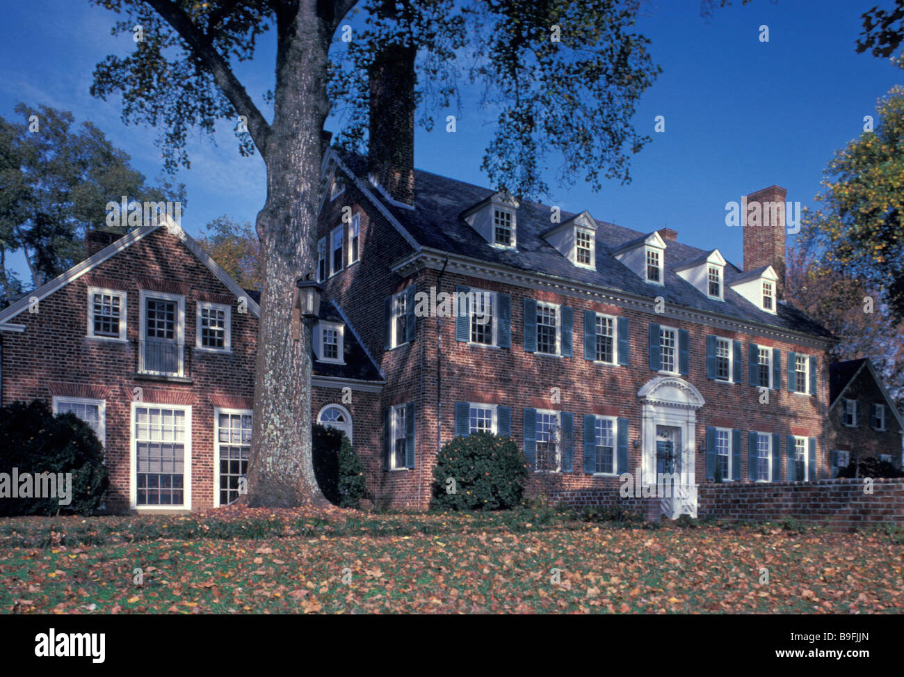 Evelynton Plantation on James River Stock Photo Alamy