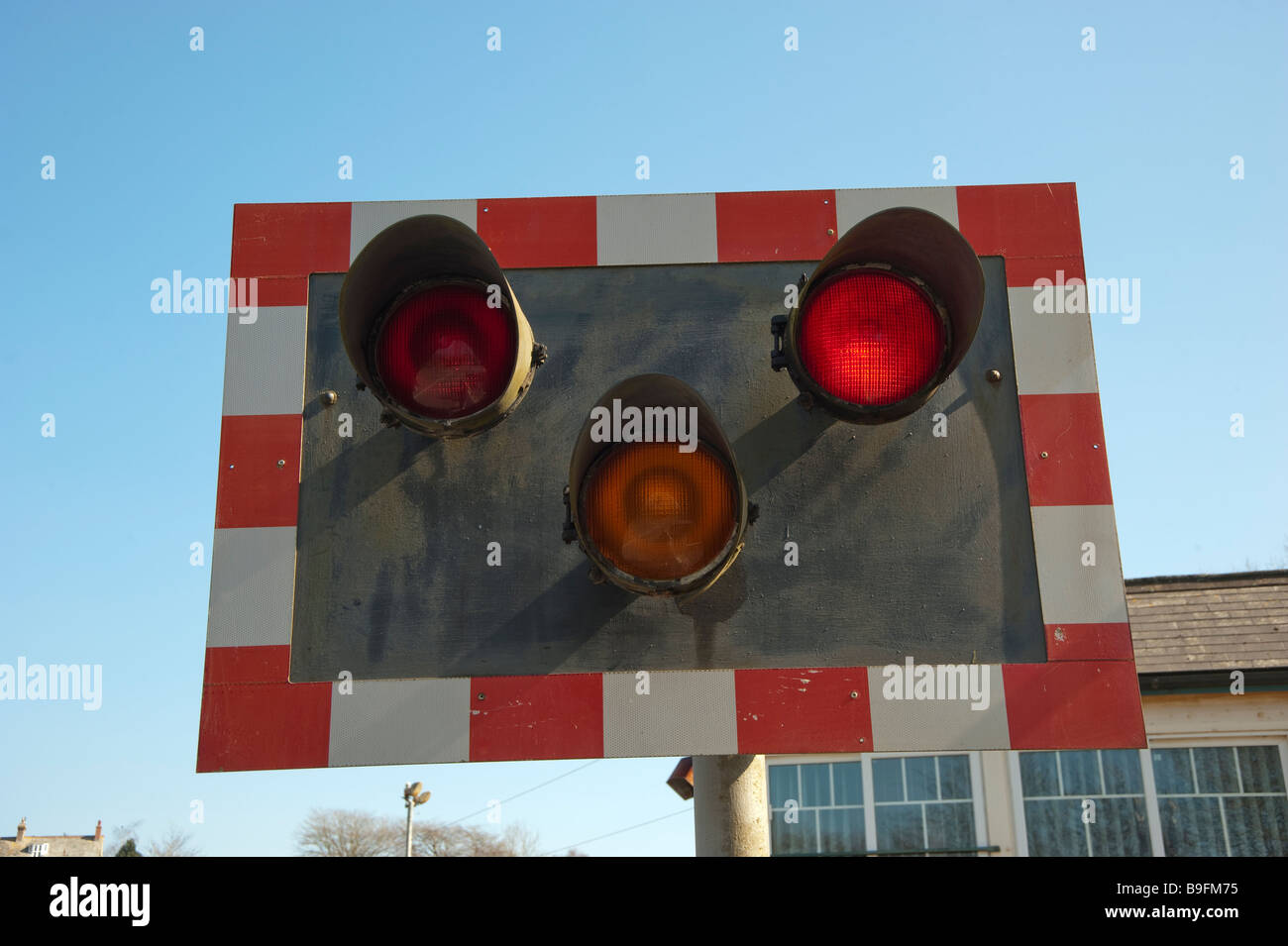 Warning Light At A Uk Level Crossing Stock Photo Alamy Warning Light At A Uk Level Crossing Stock Photo Alamy