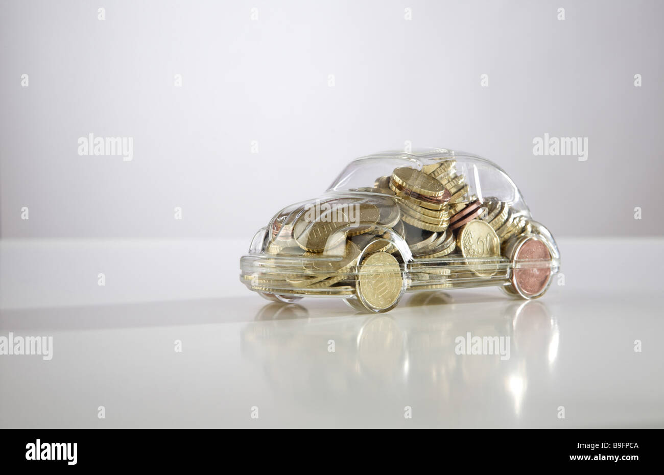 saving-can  car  transparently  money Stock Photo
