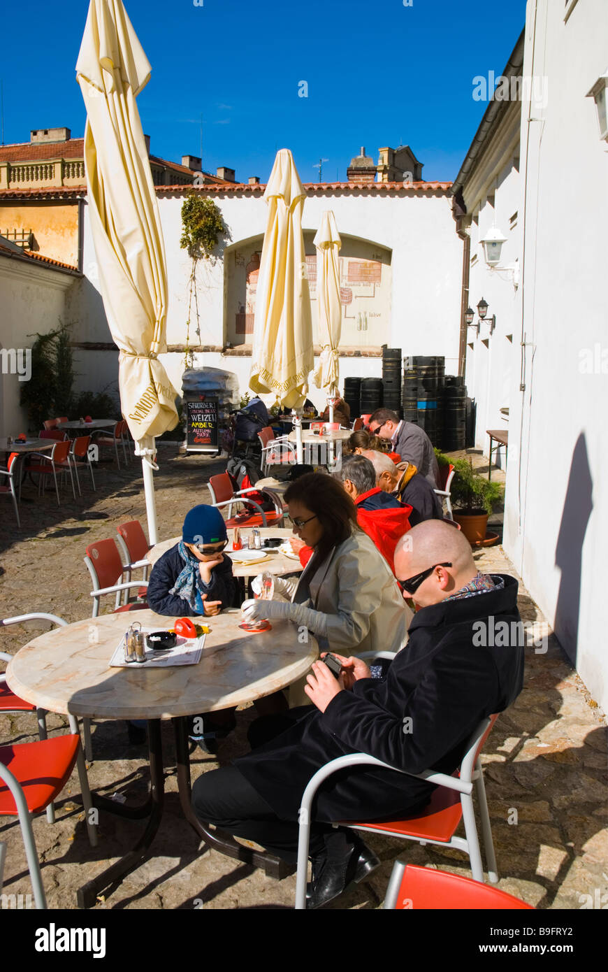 People waiting for a meal in St Herbert restaurant and brewery at