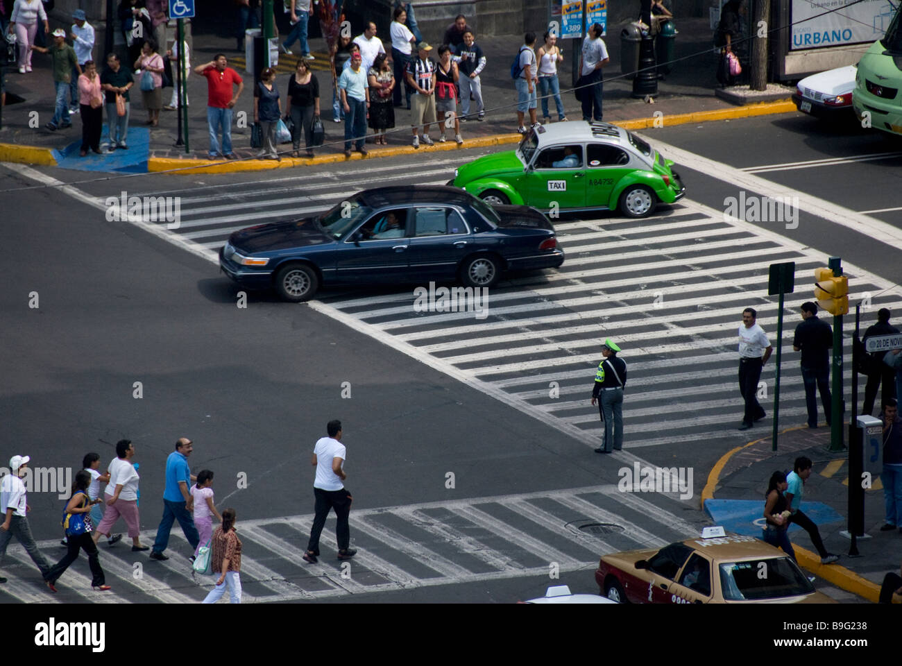 Mexico city, street shots, road Stock Photo