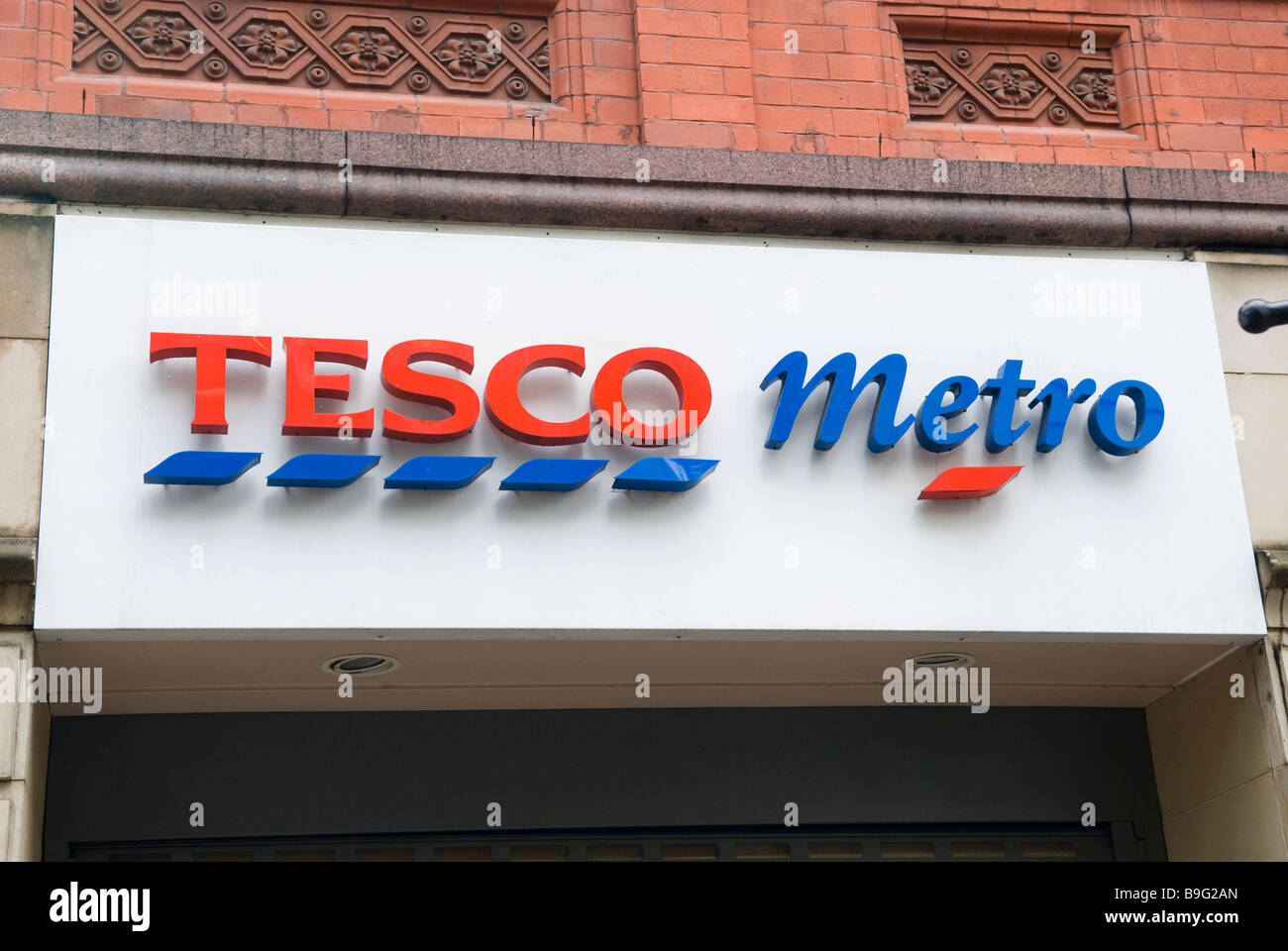 Tesco Metro Manchester city centre UK Stock Photo