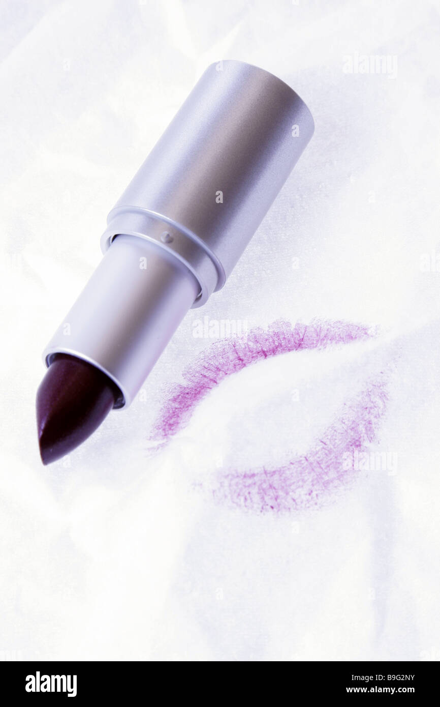Lipstick cosmetics-cloth lip-mark red cosmetics-articles mark mouth ...