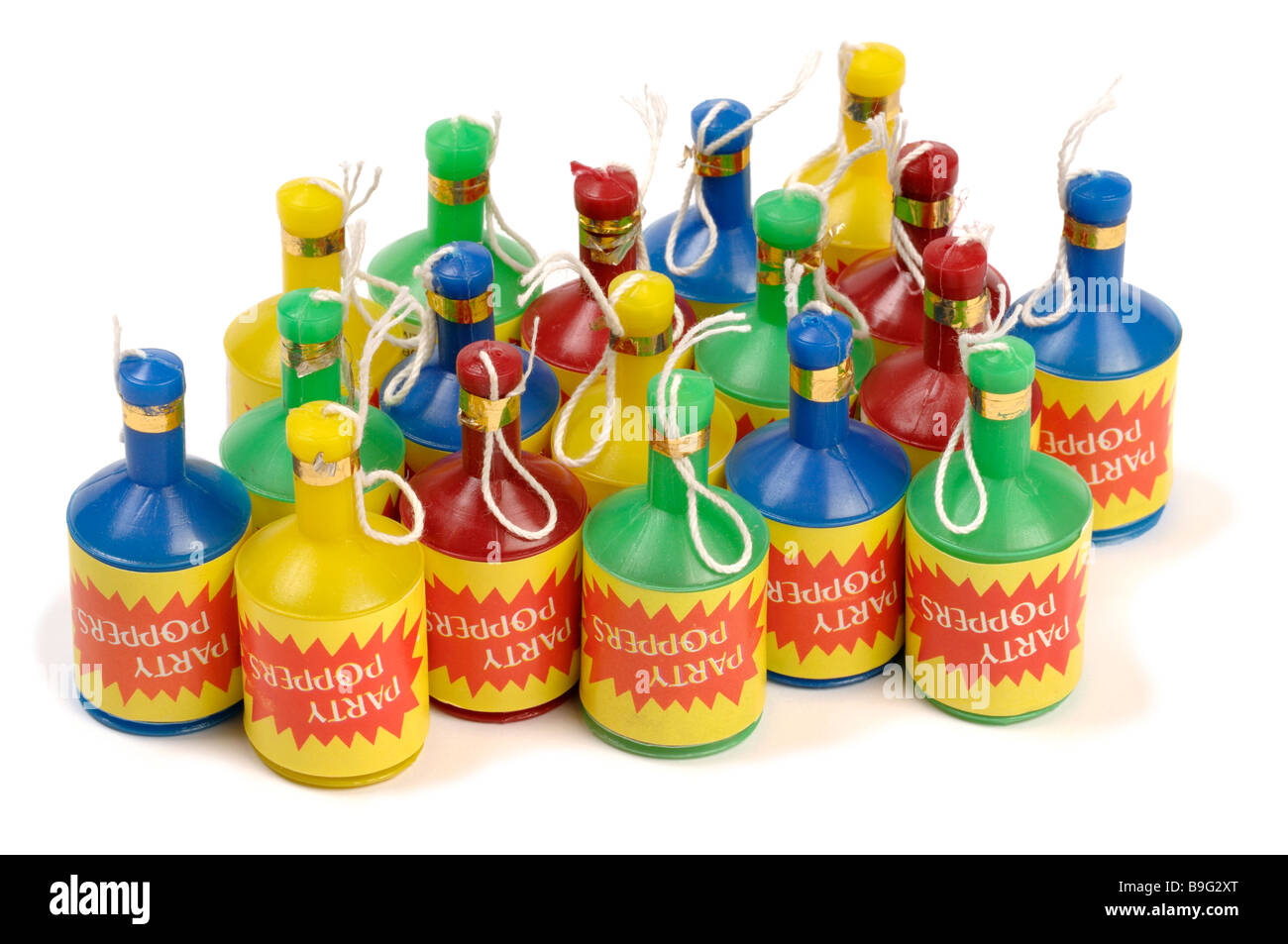 Party Poppers Stock Photo
