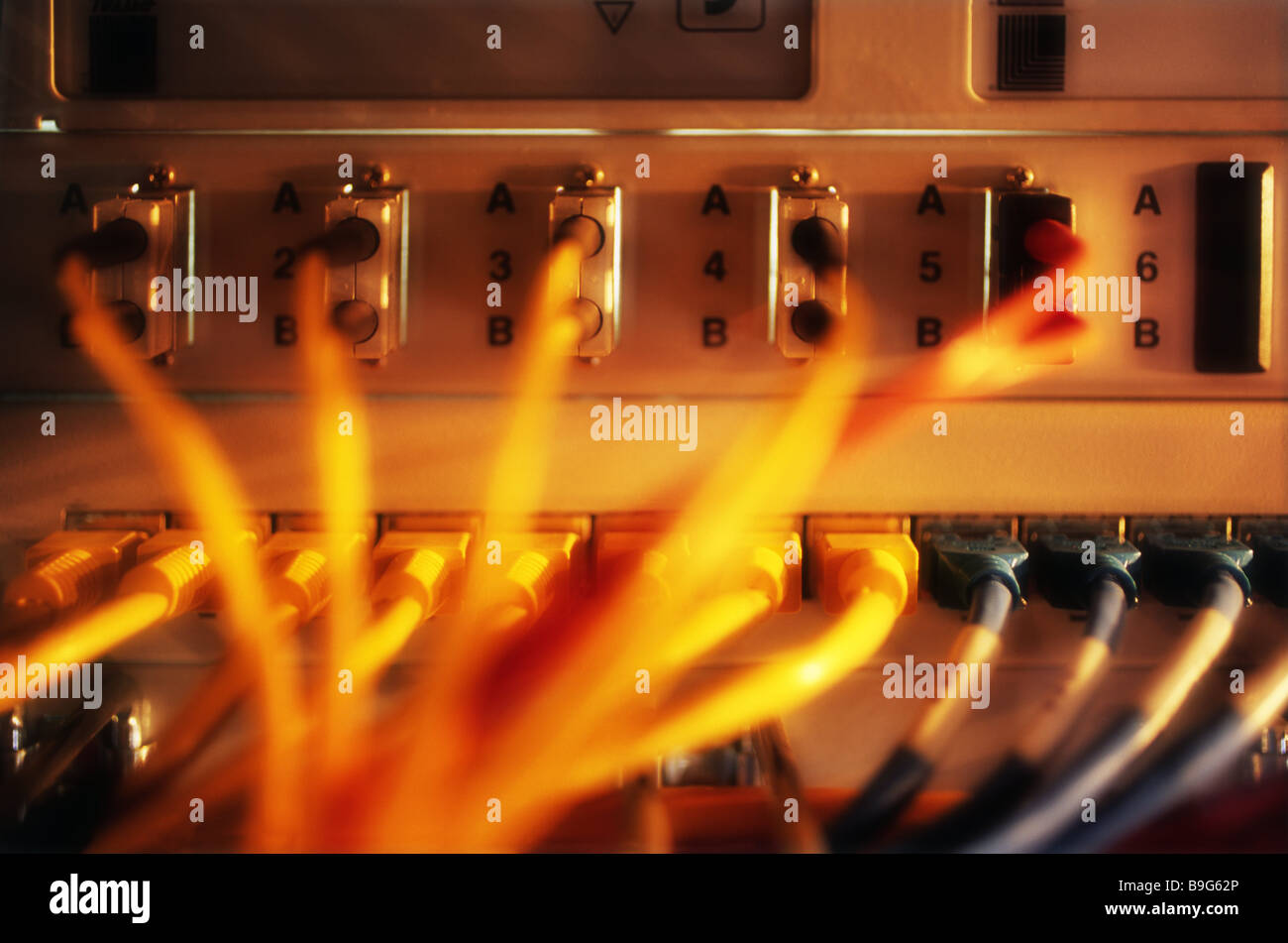 Close-up computers computer-installation data data flow data processing ...