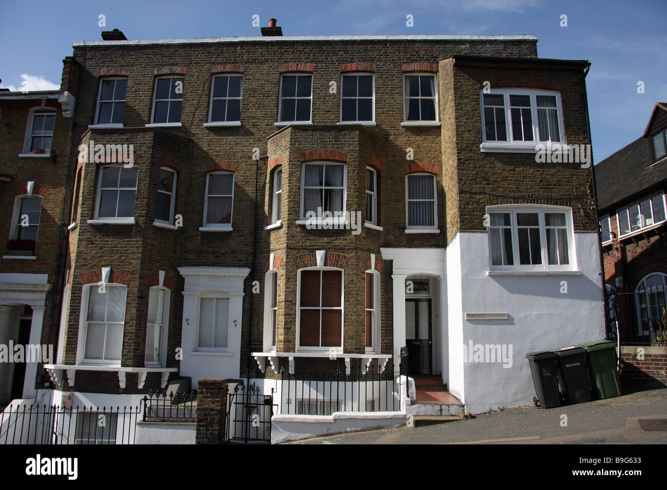 blackheath london england uk hill slope homes houses dwellings Stock