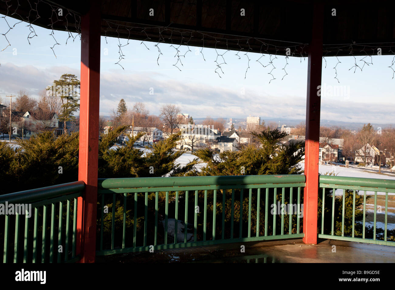 Manchester New Hampshire USA during the winter months Stock Photo Alamy