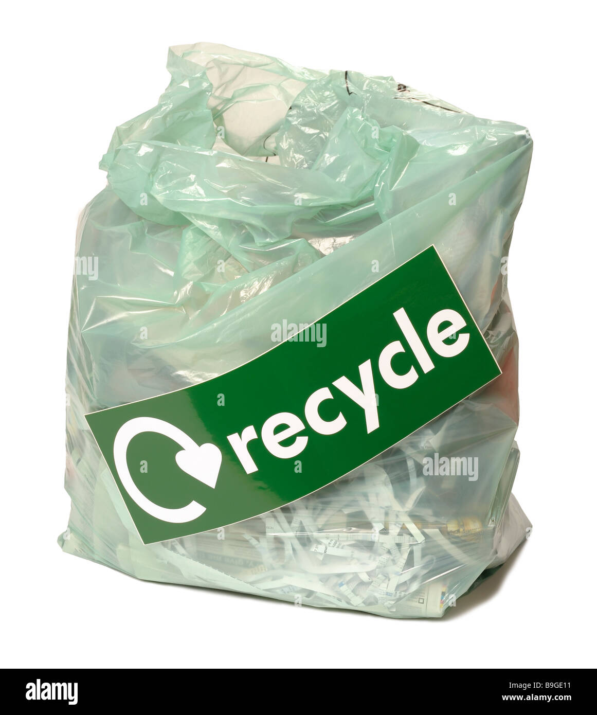 Bag of scrap paper for recycling Stock Photo Alamy