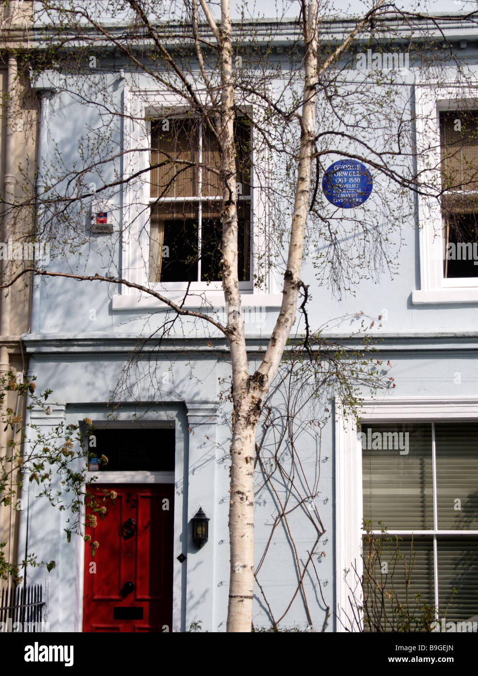 Orwell's Residence Portobello Road London Stock Photo Alamy