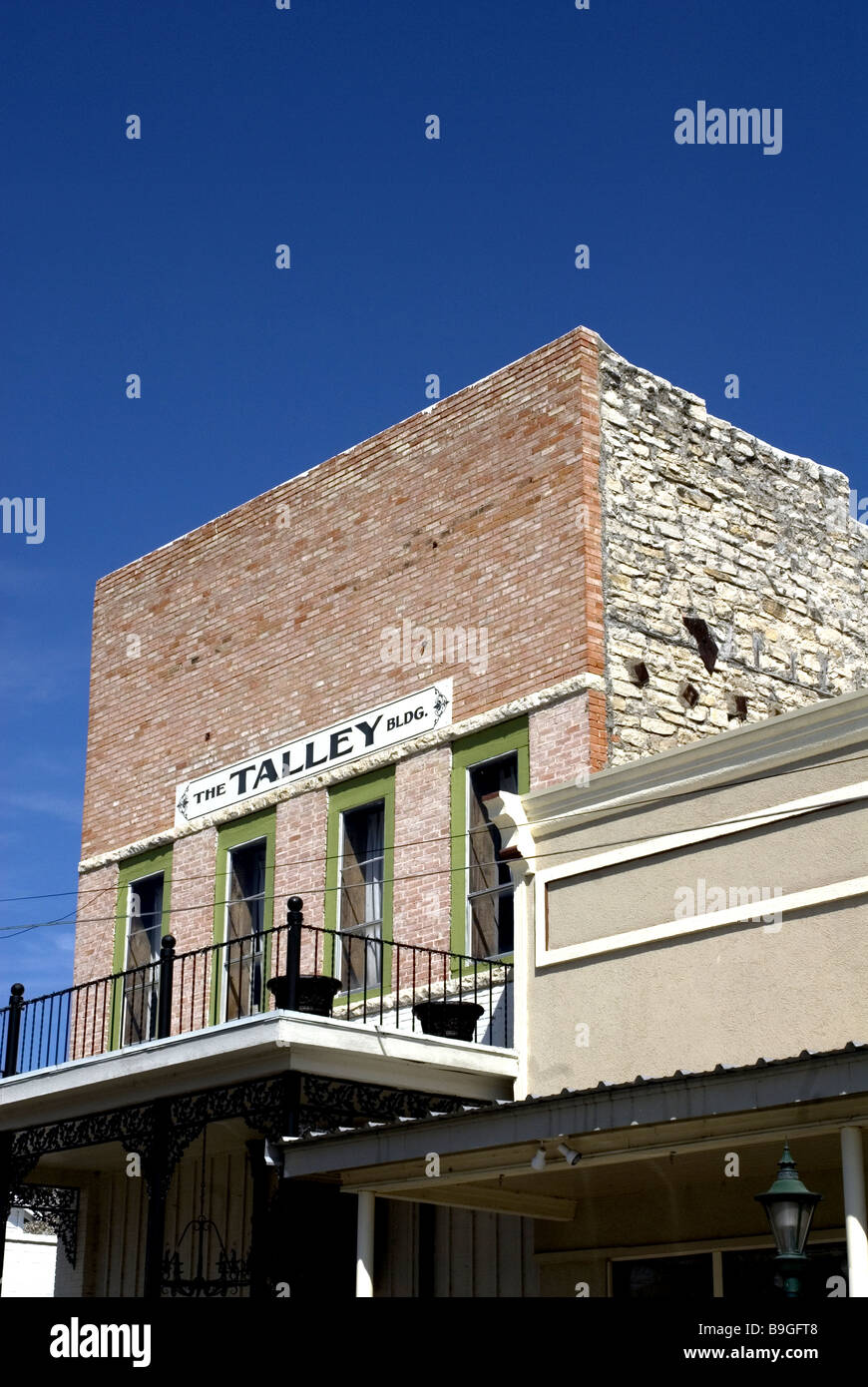 Glen Rose Building in Town Stock Photo Alamy