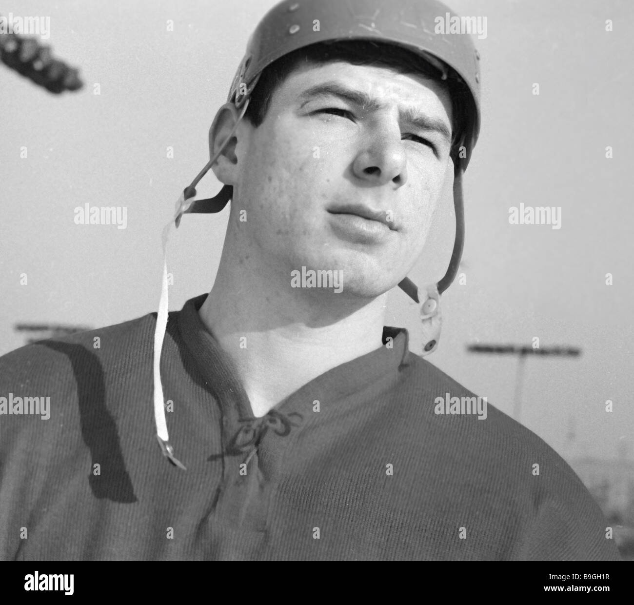 Striker Valery Kharlamov striker of Soviet ice hockey select team Stock 