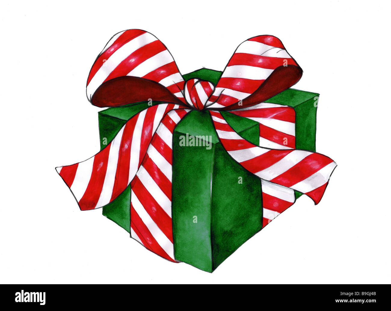 Illustration gift cutout Stock Photo Alamy