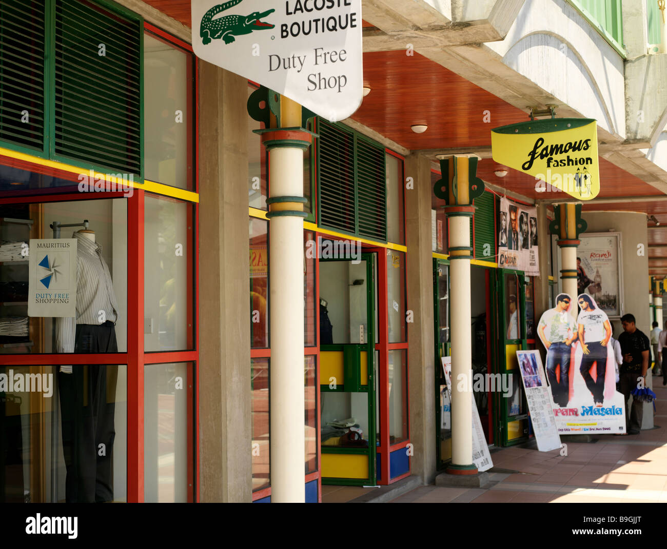 Shops and Boutiques Port Louis Mauritius Stock Photo Alamy