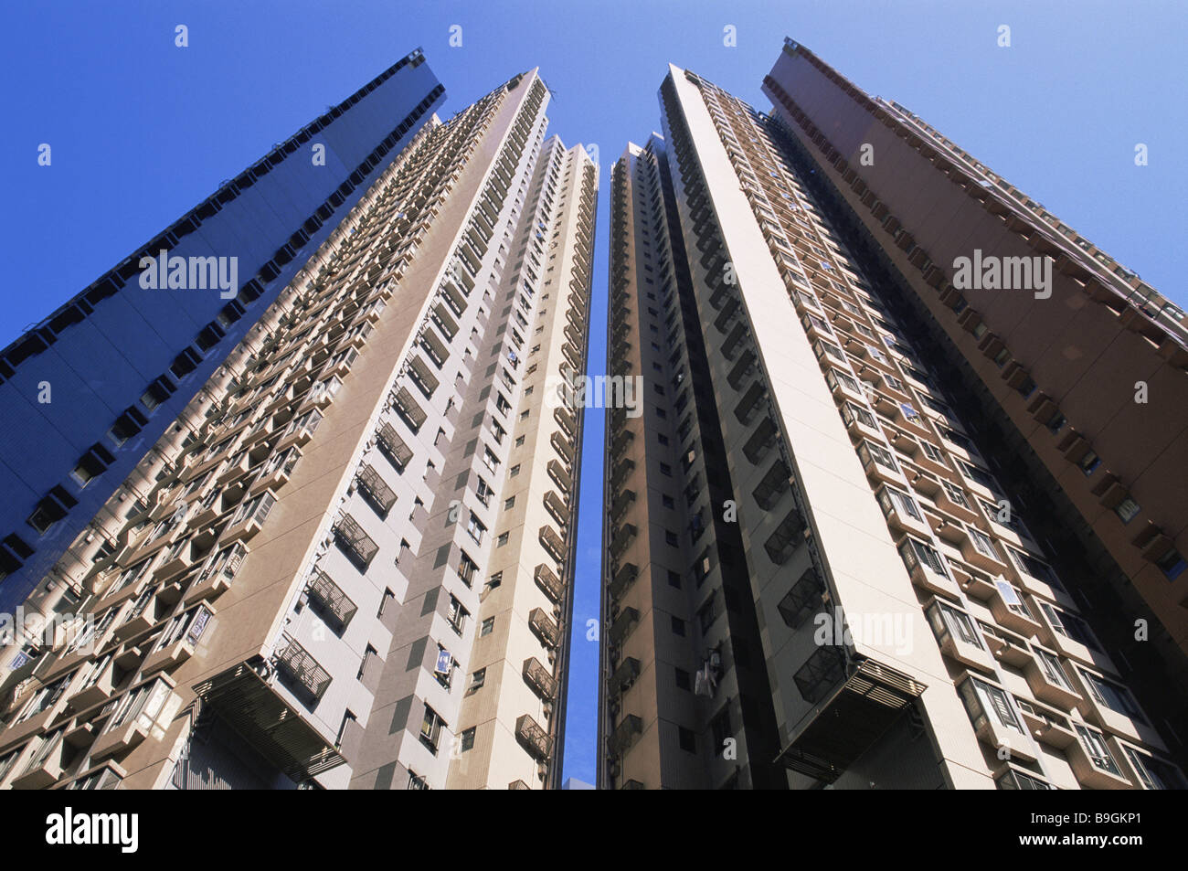 China Hong Kong high-rise perspectives Asia East-Asia city city ...