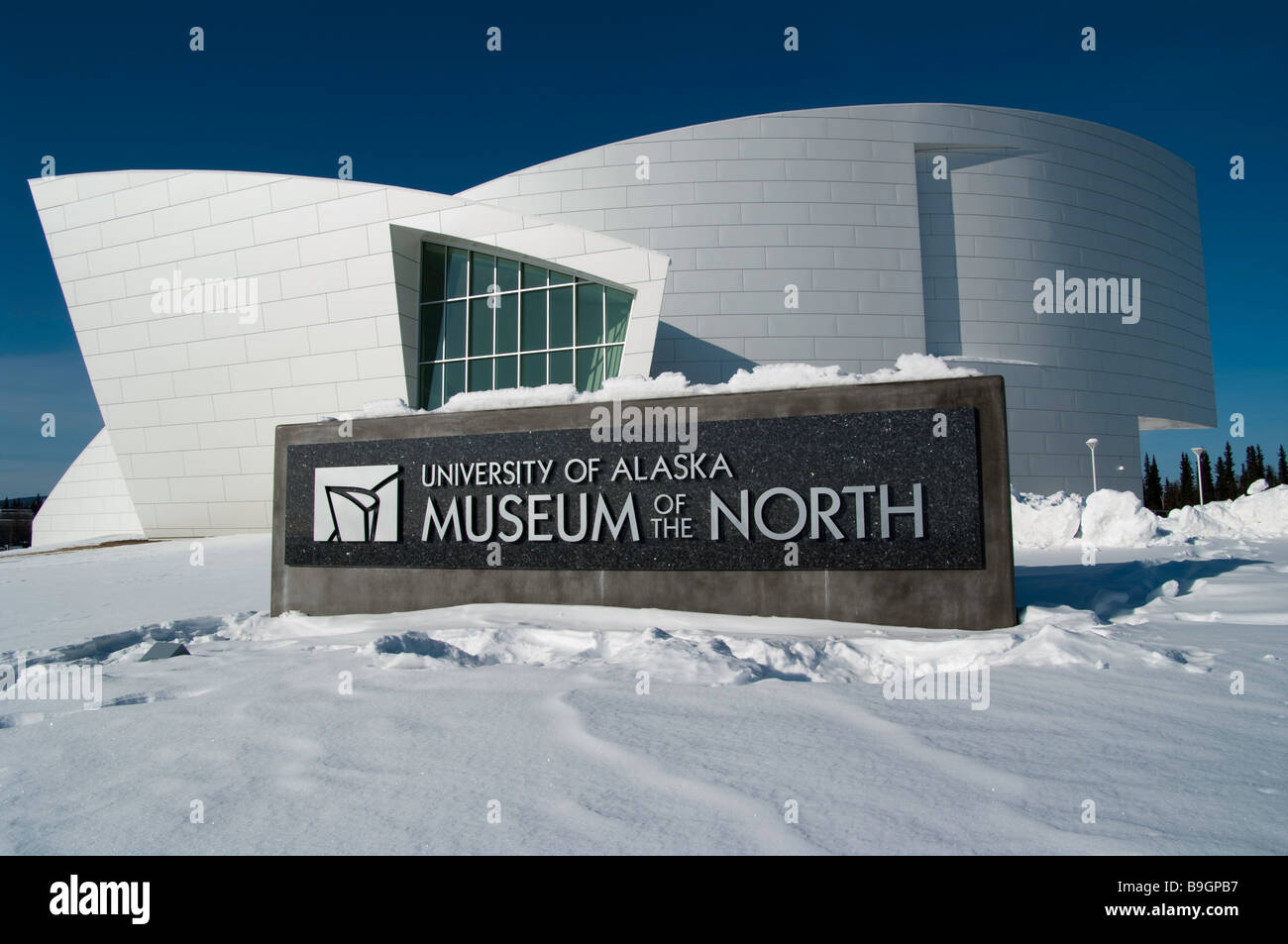 Museum of the North, Fairbanks, Alaska Stock Photo