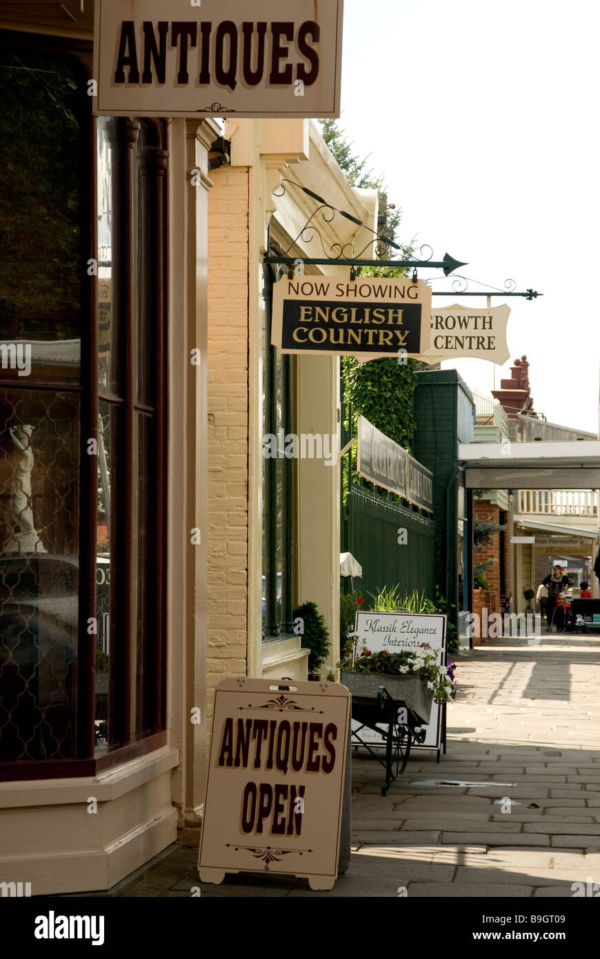 Piper Street streetscape at Kyneton , Australia Stock Photo