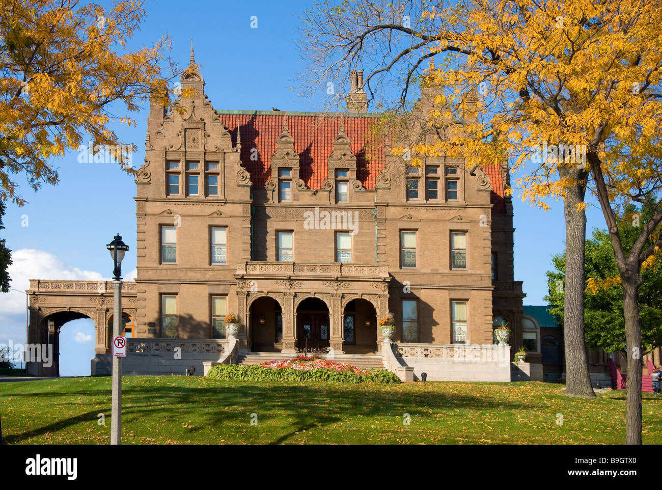 Pabst Mansion Milwaukee Wisconsin Stock Photo