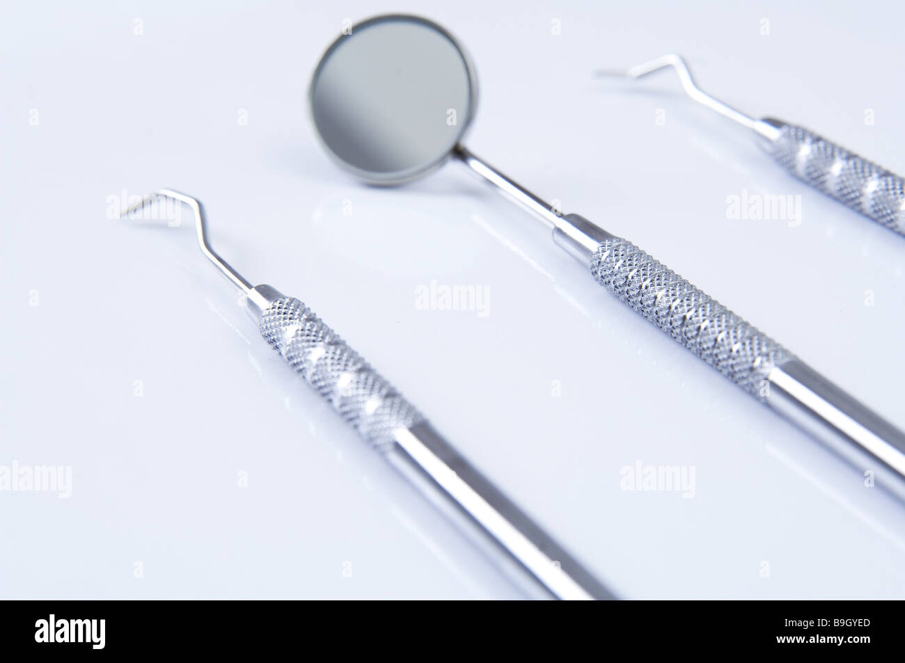 dental instruments mouthmirrors probes detail dentallaboratory